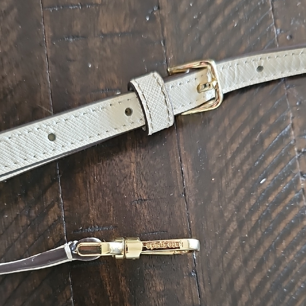 Kate Spade Ivory/White Leather Purse Strap - Picture 3 of 3